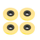 4 Roll Label Maker Tape 8Mx5mm For Max Lm370 Lm380 Lm390 Stickers(Yellow) Qua
