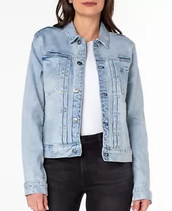 Earnest Sewn Women's Denim Jacket Blue Size Large - Picture 1 of 3