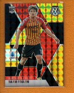 Daam Foulon 2020-21 Mosaic Serie A SC Choice Black Gold Prizm RC #24 /8 8/8 - Picture 1 of 2