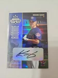 2003 Donruss Champions Notations Signatures /Kevin Cash #166 Auto - Picture 1 of 2
