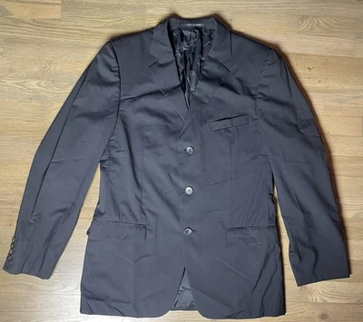 Gucci Italy Men's Black Blazer Sz 40R 50 IT 3 Button Wool Elastane Single Breast - Image 1 of 4