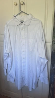 Camisa Jos A Bank BLANCA Abotonada Manga Larga Para Hombre Talla 5XL PECHO 62" (J5) Foto 1 de 3