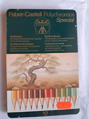 Faber-Castell Polychromos Special – EarthColours (Erdtöne) – 12er Set Metalletui - Bild 1 von 2