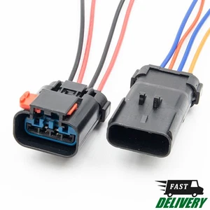 Conector eléctrico 4 pines. Mujer + Macho. Impermeable. 20004K - Imagen 1 de 12