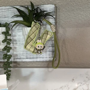 POP MART Labubu The Monsters Pin For Love Alphabet V Letter Pendant Key Chain - Picture 1 of 4