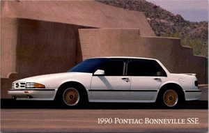 postcard 1990 Pontiac bonneville sse - Picture 1 of 2