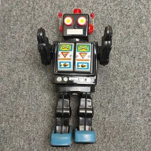 Giocattolo di latta vintage retrò antico walkman spaziale robot di latta dal GIAPPONE - Foto 1 di 11