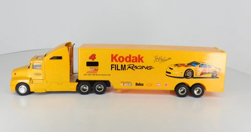 ACTION 1:64 Racing Team Transporter #4 Kodak Bobby Hamilton Die Cast Truck. - Image 1 of 4