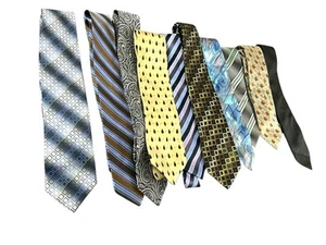 Lot 10 pc. MENS WARDROBE ~ DRESS TIES ~  - Picture 1 of 3
