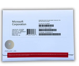 Microsoft Windows Server 2022 Standard 16 Core 64 bit DVD sealed - Afbeelding 1 van 1