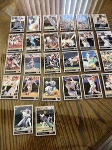 Inserto baseball 1992 foglia ANTEPRIMA SET COMPLETO DI 26 carte Ryan Griffey Ripken - Foto 1 di 12