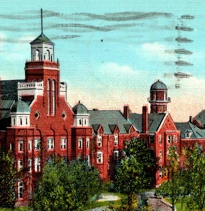 Antique Postcard WB Randolph-Macon Women's College Lynchburg VA Bell-Chrome - Picture 1 of 3