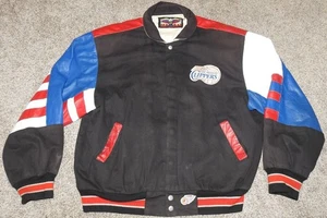 Vintage Los Angeles Clippers Jeff Hamilton Herren Racing Bomberjacke XL - Bild 1 von 11