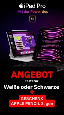 Apple iPad Pro 12.9 M2 (2TB Wi-Fi) + Magic Keyboard + GRATIS Apple Pencil 2  - Bild 1 von 4
