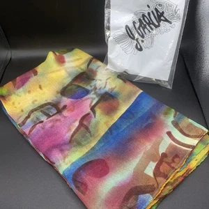 Bellissima sciarpa artistica Jerry Garcia nuova - Foto 1 di 3