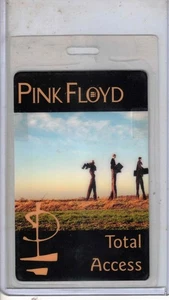 Vintage Pink Floyd Division Bell Total Access original Laminated Backstage Pass - Picture 1 of 1