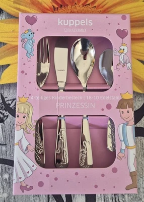 Kinderbesteck  "Prinzessin" inklusiver Gravur - Bild 1 von 4