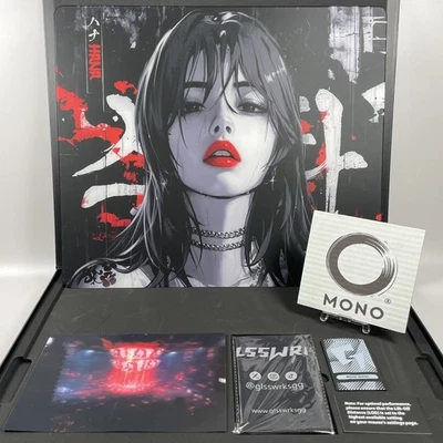 GLSSWRKS Hana Premium Glass Mouse Pad Smooth Precision Gaming 490x420mm Used - Image 1 of 4