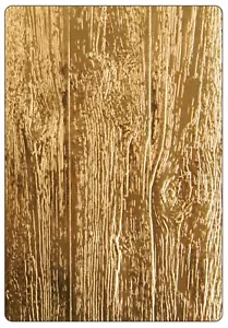 Sizzix Holz 3D Prägemappe #662718 Einzelhandel $ 9,99 Designer Tim Holtz - Bild 1 von 8