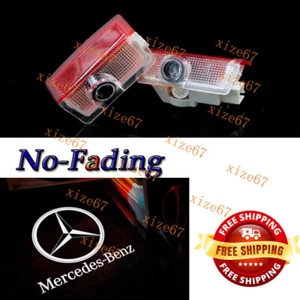 2x No fading LED Door Courtesy Projector Puddle Light For A/B/C/E/GLA/GLC/GLE - Picture 1 of 9
