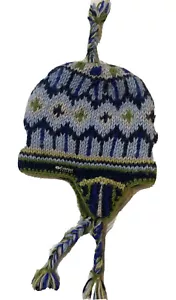 Everest Designs Wool Hat Cap Sherpa Kids Hand Made in Nepal - Picture 1 of 5