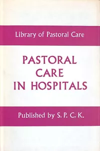 Pastoral Care Iin Hospitals by N Autton - Imagen 1 de 1