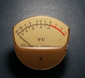 Vintage Marion / Honeywell MM3 VU Meter - Picture 1 of 11