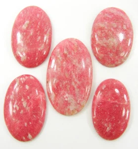 Lote de 5 piezas de cabujón de piedras preciosas sueltas de tulita rosa natural de 274,35 quilates - 62533 - Imagen 1 de 5