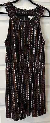 Nuevo Cato Pantalones Cortos Elásticos Vestido Mameluco Talla 14/16 Nuevo Con Etiquetas Sin Mangas Foto 1 de 3