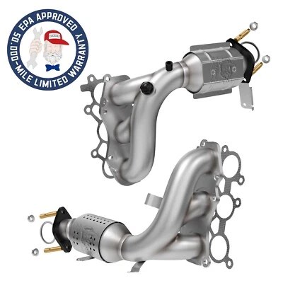 Manifold Catalytic Converter Set For 2006-2012 Toyota RAV4 3.5L EPA Left & Right - Image 1 of 4