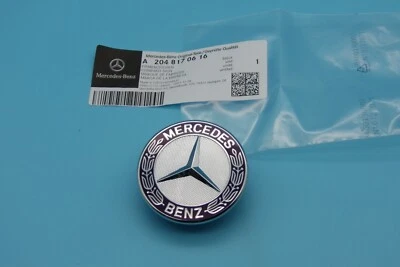 Original Mercedes Benz Emblem Motorhaube für C- E-Klasse S124 S202 S204 S210 NEU - Bild 1 von 3