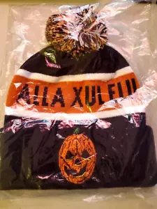 Nuevo - Gorro Twiztid Alla Xul Elu Pom LLE MNE A.X.E. "CARA DE CALABAZA" - Imagen 1 de 3