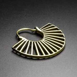 Emperador Kuzco Latón Enchufe Aros Aro Calibre Oreja Expansores - Imagen 1 de 4