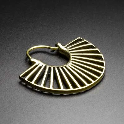 Emperador Kuzco Latón Enchufe Aros Aro Calibre Oreja Expansores - Imagen 1 de 4