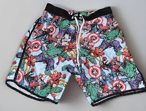 Disney Marvel Avengers Hulk Swim Trunks Board Shorts Lined Men’s Size M - Picture 1 of 5