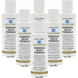 6 Bottles Cellfood Essential Silica Formula 4 Oz by Lumina Health - Picture 1 of 1