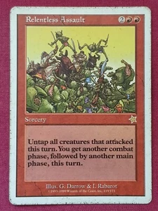 Magic The Gathering STARTER 1999 RELENTLESS ASSAULT red card MTG - Bild 1 von 2