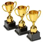 3 Pcs Gold Plastic Trophies Award  Cup Set For Party Children Early4570