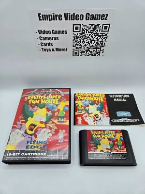 Krusty's Super Fun House (Sega Mega Drive, PAL) - Complete - CIB - Image 1 of 4