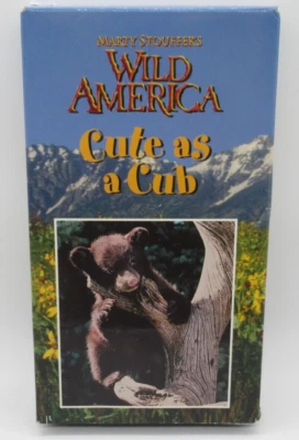 MARTY STOUFFER'S WILD AMERICA: CUTE AS A CUB VHS VIDEO, GRIZZLY POLAR BLACK BEAR - Image 1 of 2