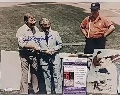 Phil Rizzuto JSA COA Autographed Photo / Pic 11x14 NY Yankees HOF Signed Mantle - Image 1 of 4