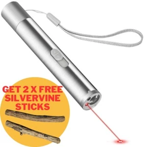 3-In-1 Interactive Cat Rechargeable USB Laser Pointer Toy - Picture 1 of 4