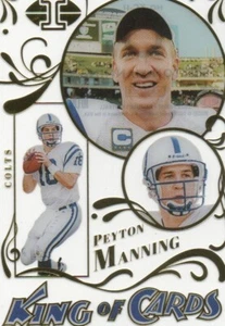 2022 Panini Illusions #KC-11 Peyton Manning King of Cards Indianapolis Colts - Imagen 1 de 2