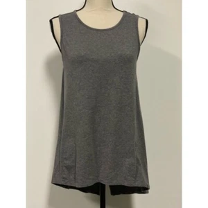 Camiseta sin mangas AnyBody de gran tamaño alto-bajo gris talla XS - Imagen 1 de 6