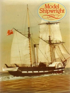 Model Shipwright No 97 (Conway 1996 1st) with Modellers Draught plan - Bild 1 von 3