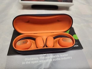 Oladance OLA02 Open Ear Headphones Bluetooth 5.2 Wireless Earbuds - Orange - Picture 1 of 11
