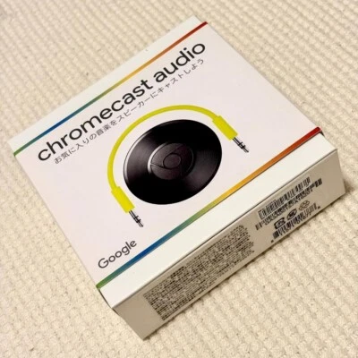 NEW  Google Chromecast Audio Media Streamer Black Japan - Image 1 of 4