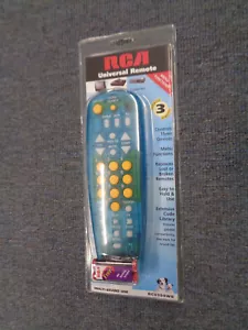 RCA RCU300WB SYSTEM LINK 3 TV VCR CABLE REMOTE CONTROL BLUE NEW RETRO NIB - Picture 1 of 4
