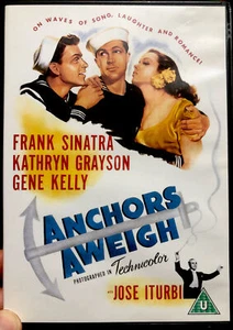 ANCHORS AWEIGH Rare Deleted Classic Musical DVD New Frank Sinatra Gene Kelly - Picture 1 of 3