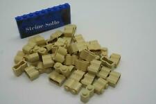 Lego (c) 50x 1x2 Palisadenstein - 30136 - tan- 1x2 brick - sand